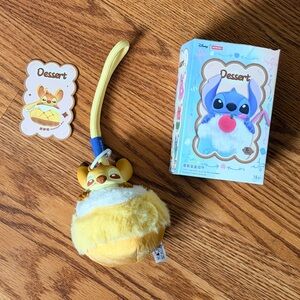 Miniso Dessert Stitch Blind Box Bag Charm - Pineapple Bun